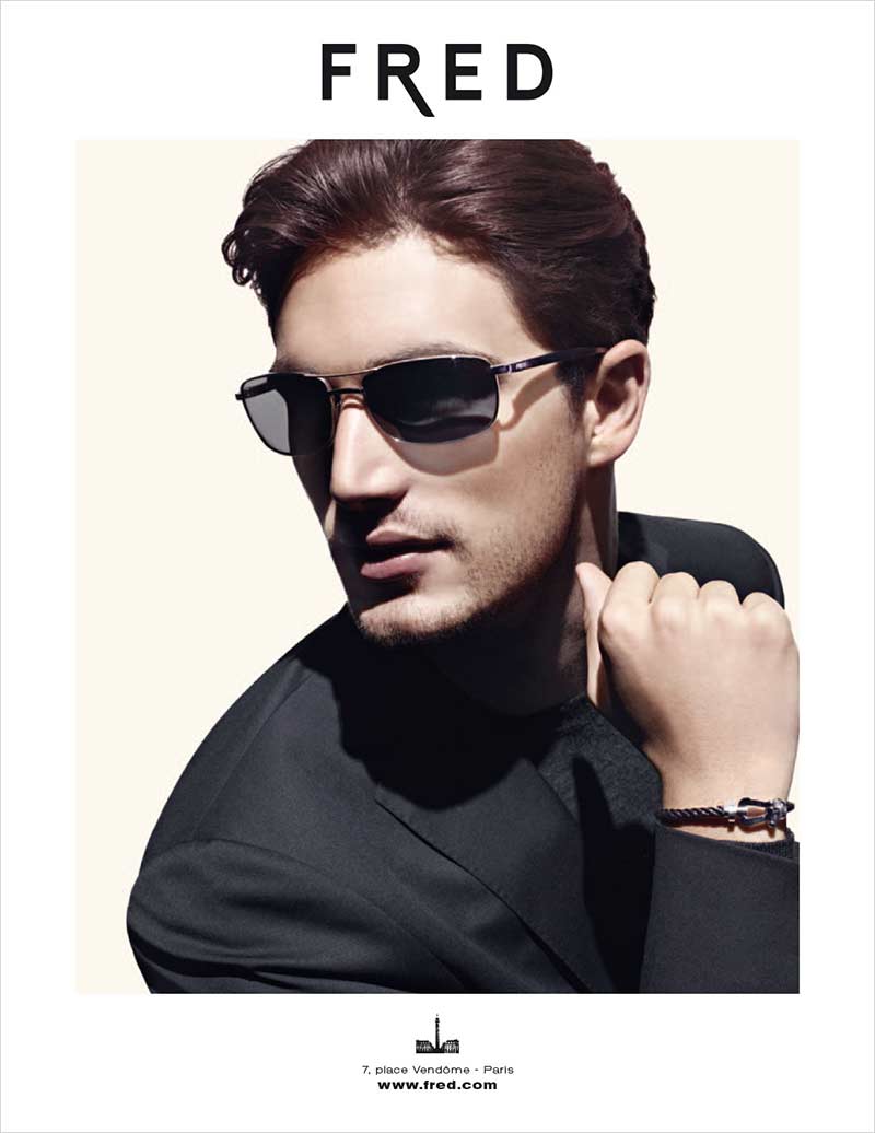 bijoux fred paris eyewear shot by alistair taylor young - homme