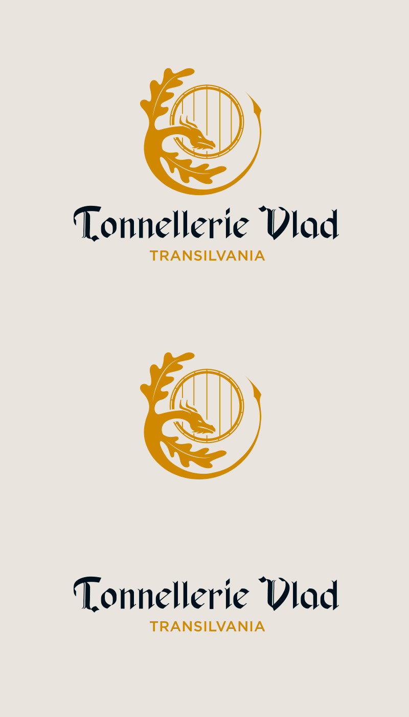 Vlad tonnellerie, logotype dragon protecteur.