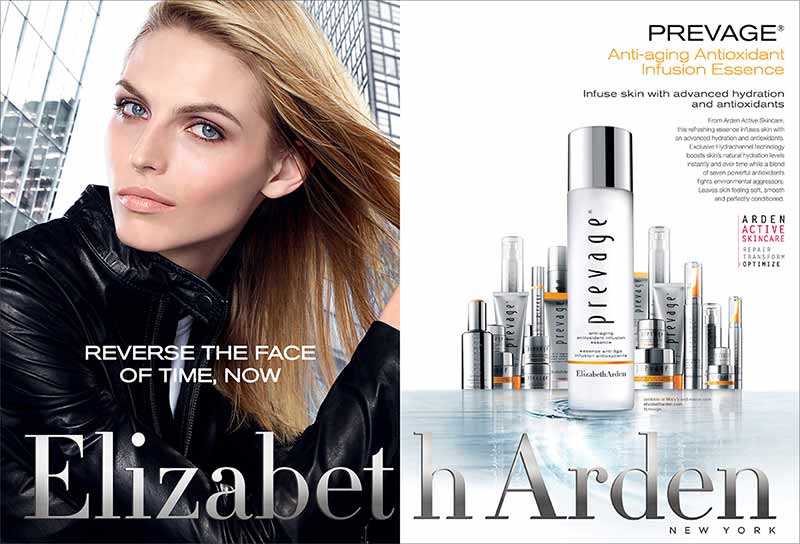 elisabeth arden gamme prevage direction artistique