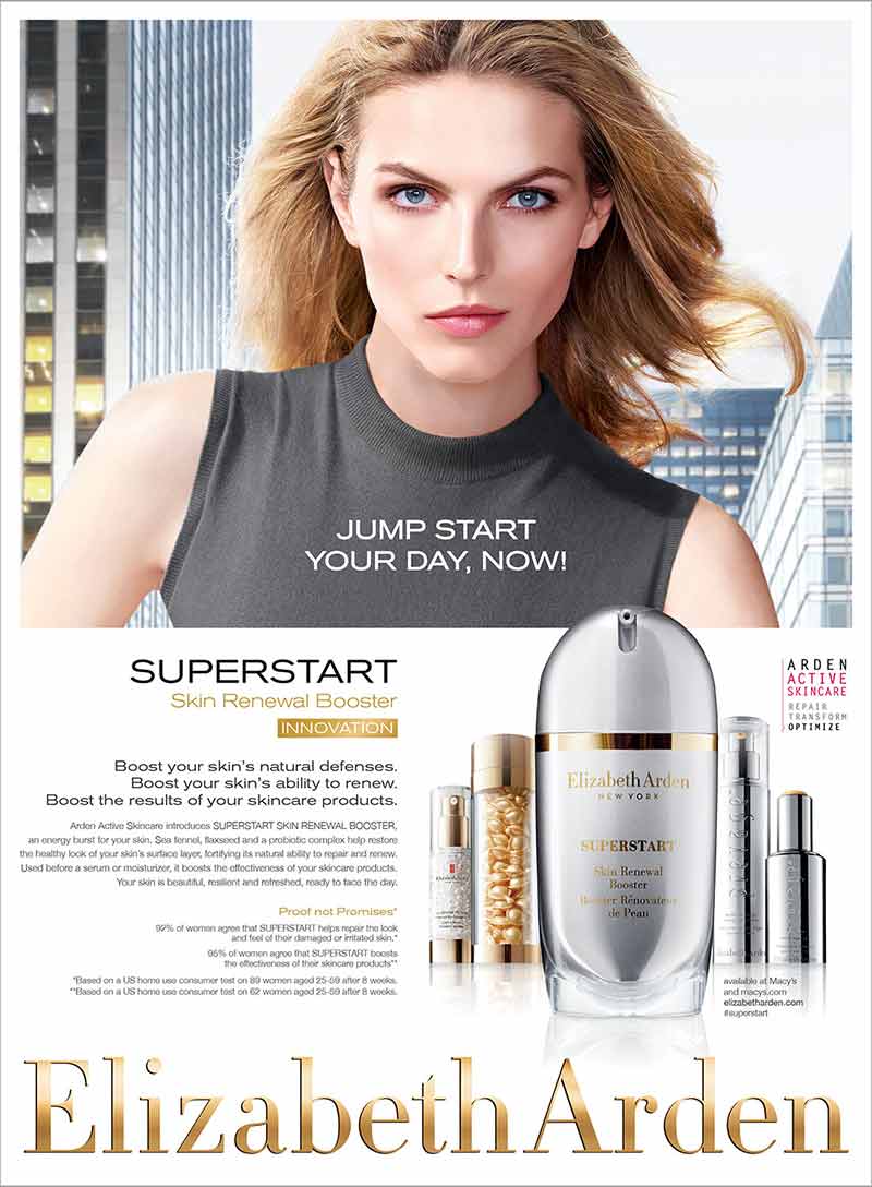 elisabeth arden superstart booster skin renewal direction artistique