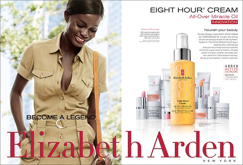 direction artistique visuel packaging eight hour Elisabeth Arden -double