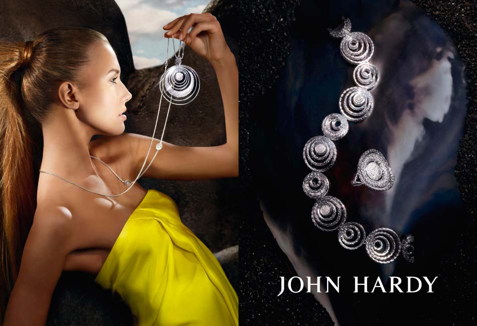 John Hardy, goddess wearing jewel collection