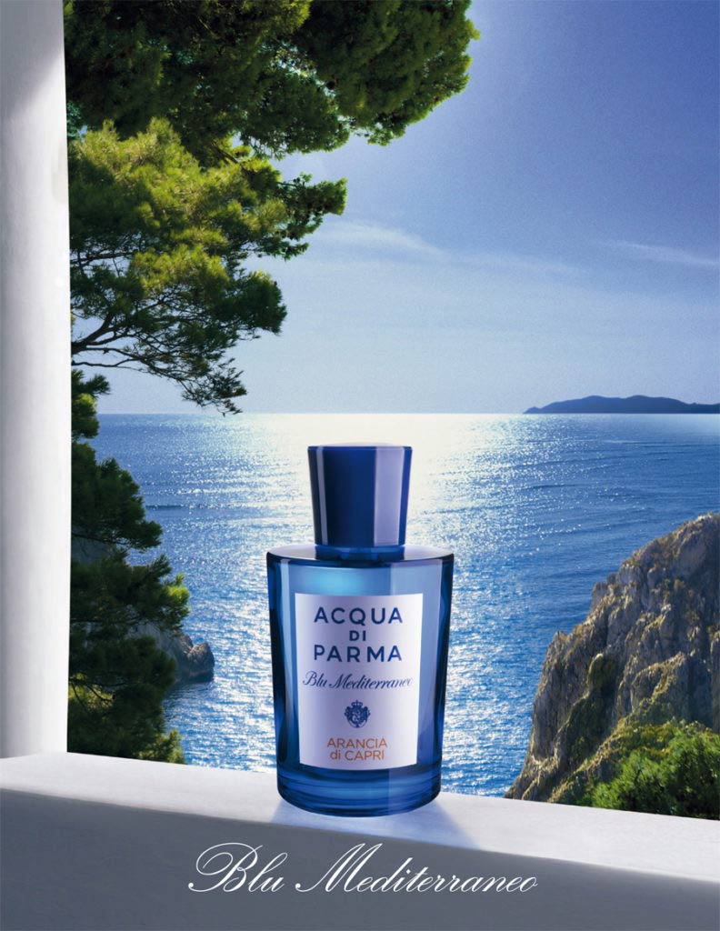 Visuel Acqua Di Parma Blu Mediterraneo, un voyage de senteur