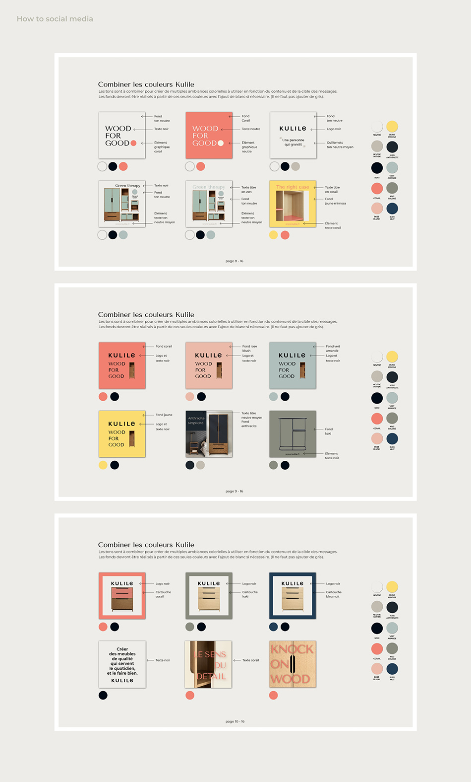 How to use comment utiliser la charte graphique pour les reseaux sociaux