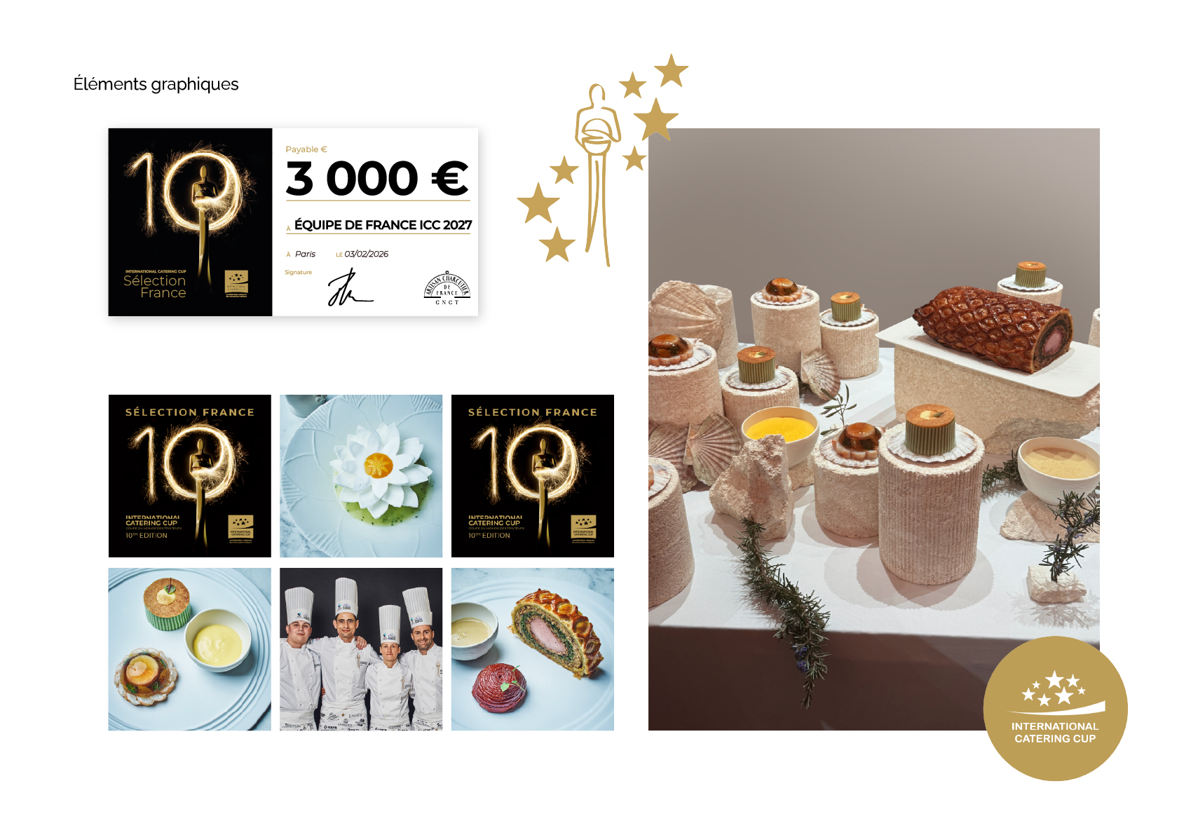 Elements graphiques ICC 10th edition, by les Gauchers Studio.