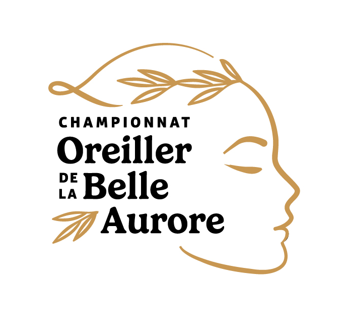 logotype oreiller de la belle aurore par les gauchers studio
